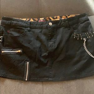 Royal Bones punk rock skirt